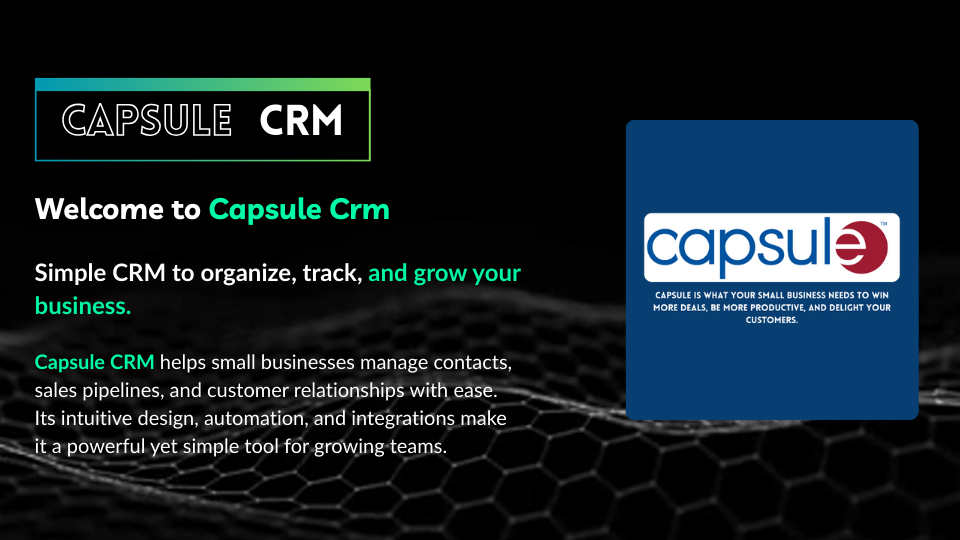 GoHighLevel marketplace - GHL integration - Capsule CRM For Workflows
