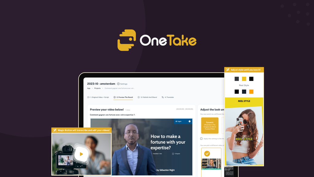 OneTake AI Lifetime Deal
