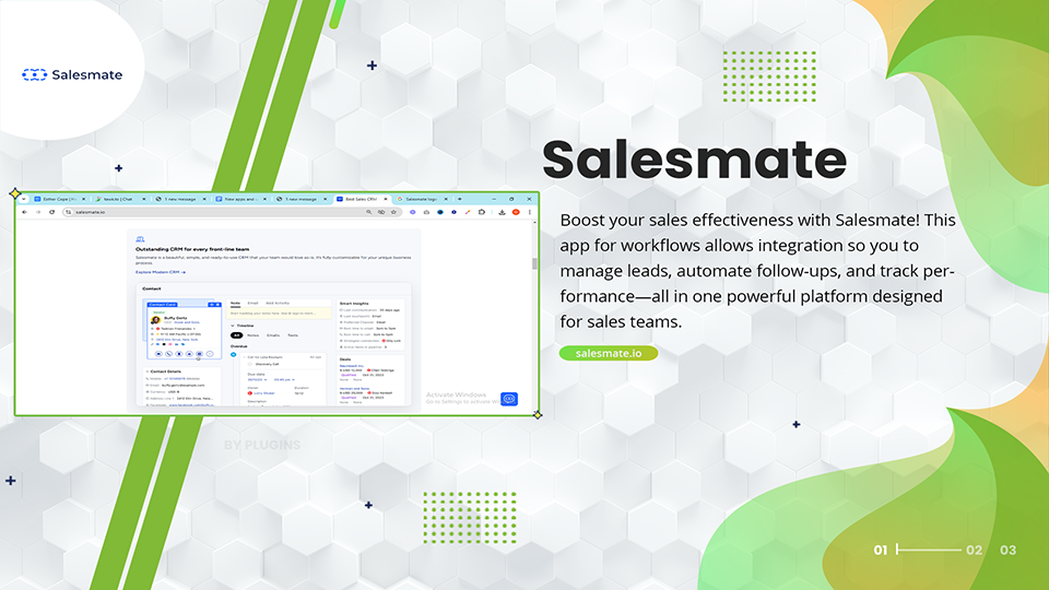 GoHighLevel marketplace - GHL integration - Salesmate Action Automation For Workflows