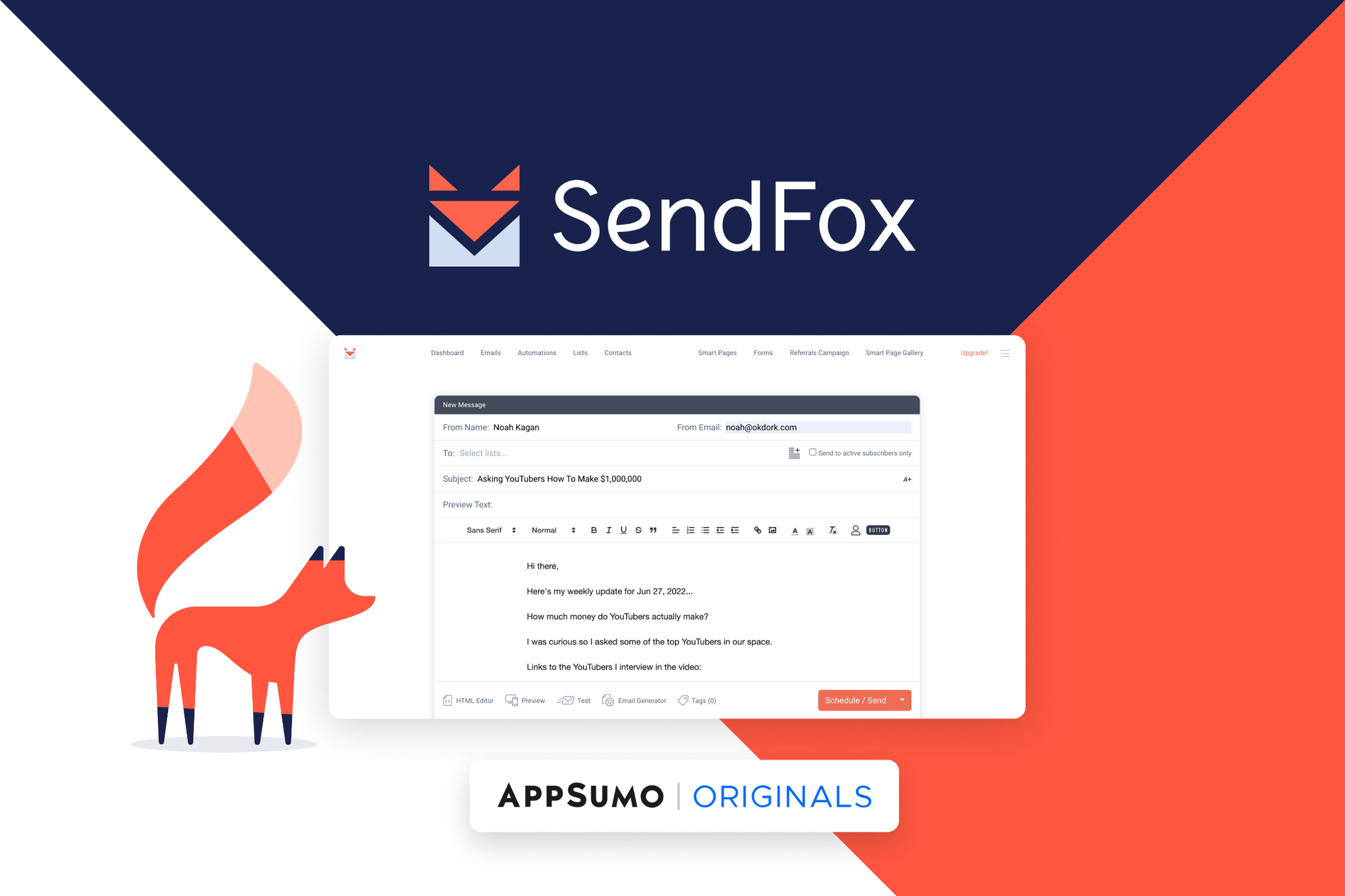 Sendfox Lifetime Deal