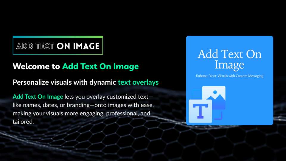 GoHighLevel marketplace - GHL integration - Add Text On Image