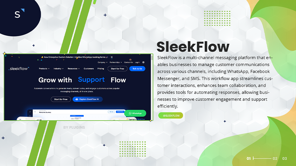 GoHighLevel marketplace - GHL integration - SleekFlow Action Automation For Workflows