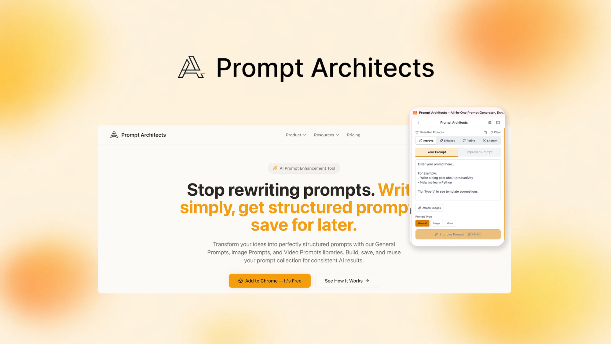 Prompt Architects Lifetime Deal