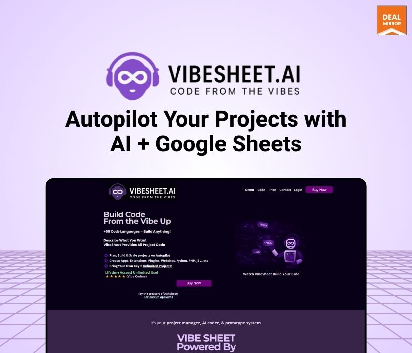 VibeSheet Lifetime Deal