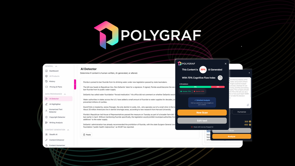 Polygraf AI Lifetime Deal