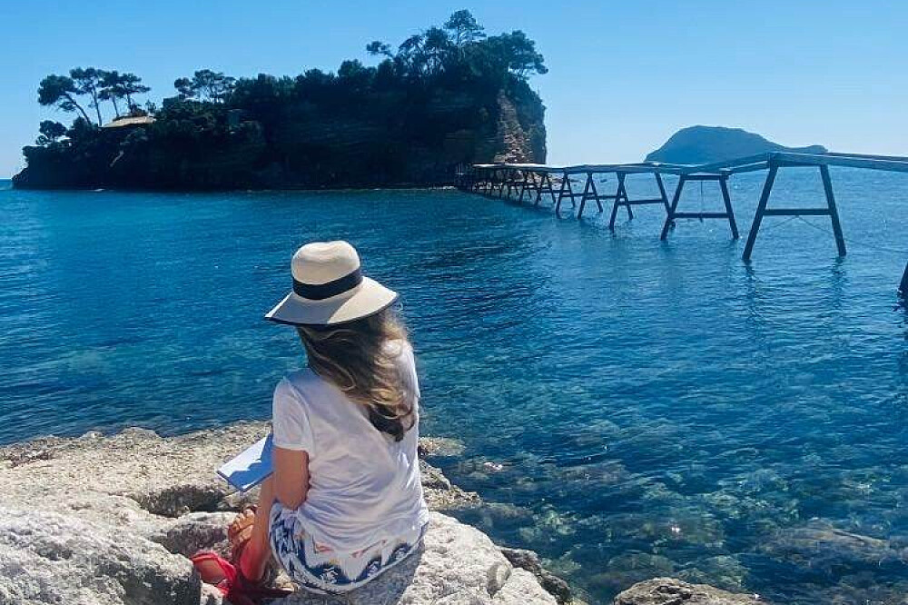 Viagem de 8 dias para pintar o Mediterrâneo comigo em Zakynthos, Grécia