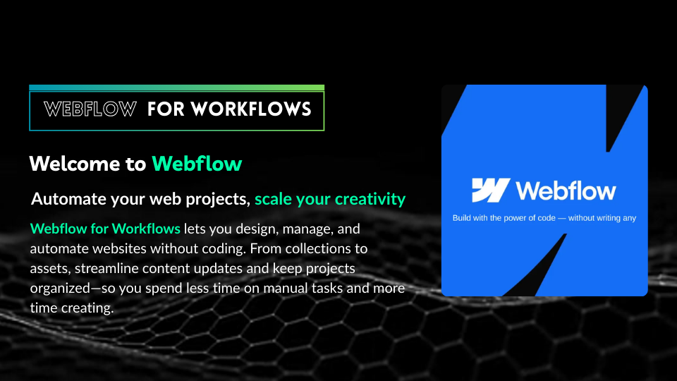GoHighLevel marketplace - GHL integration - Webflow for Workflows