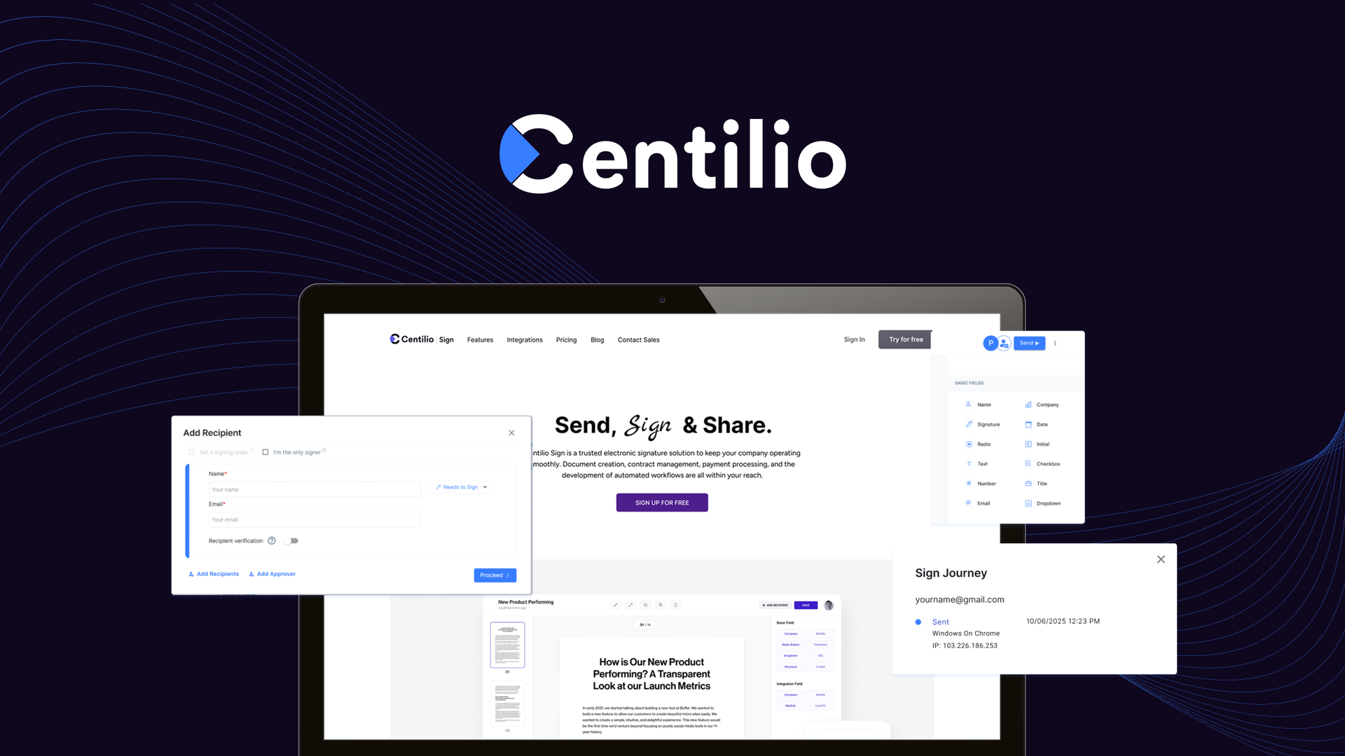 Centilio Sign Lifetime Deal