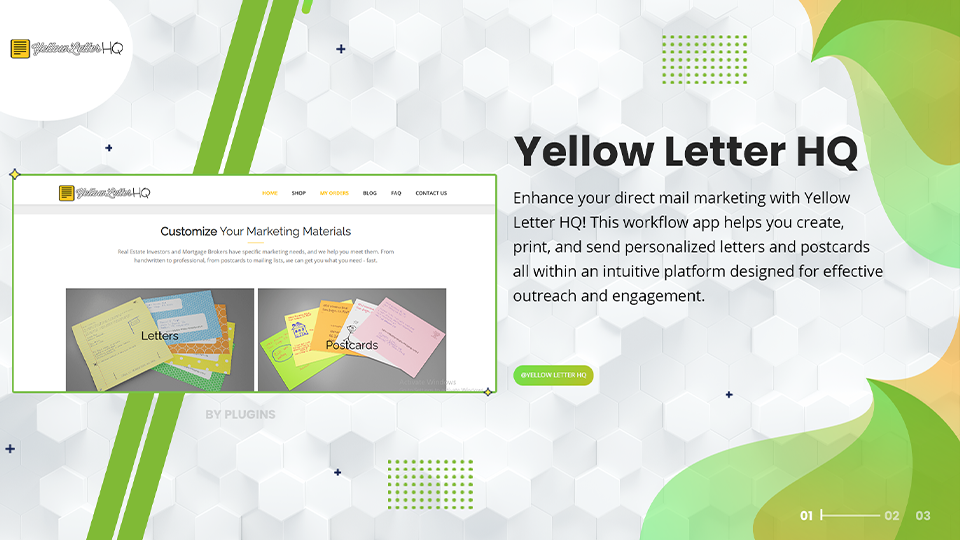 GoHighLevel marketplace - GHL integration - Yellow Letter HQ Action Automation For Workflows