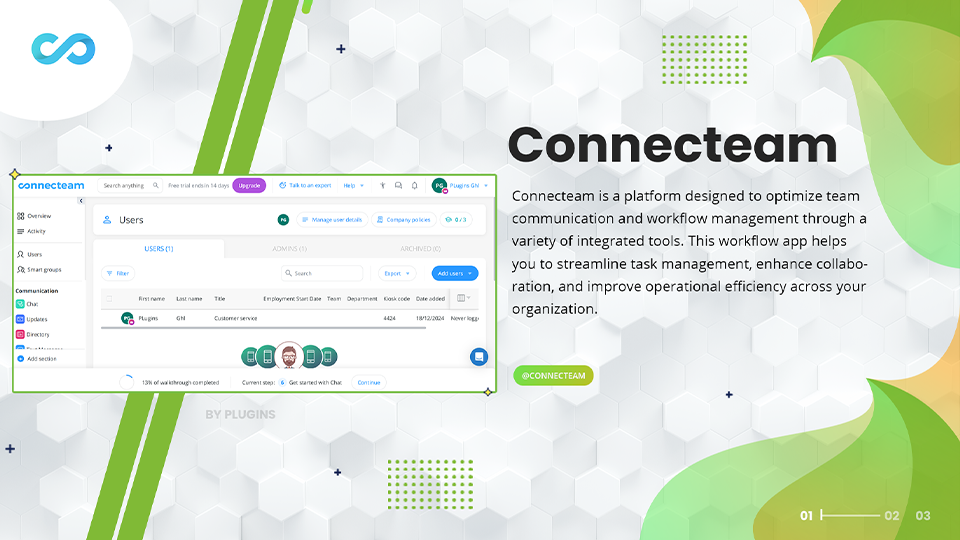 GoHighLevel marketplace - GHL integration - Connecteam Action Automation For Workflows