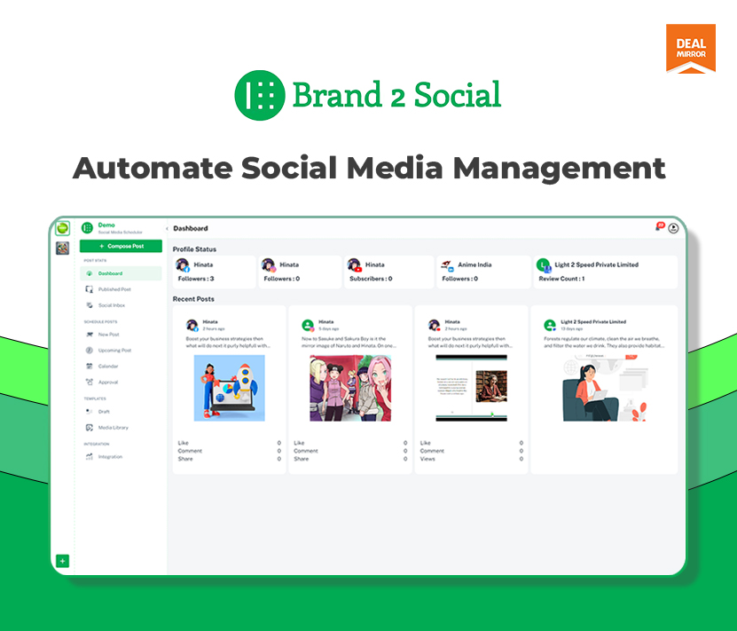 Brand2Social Lifetime Deal