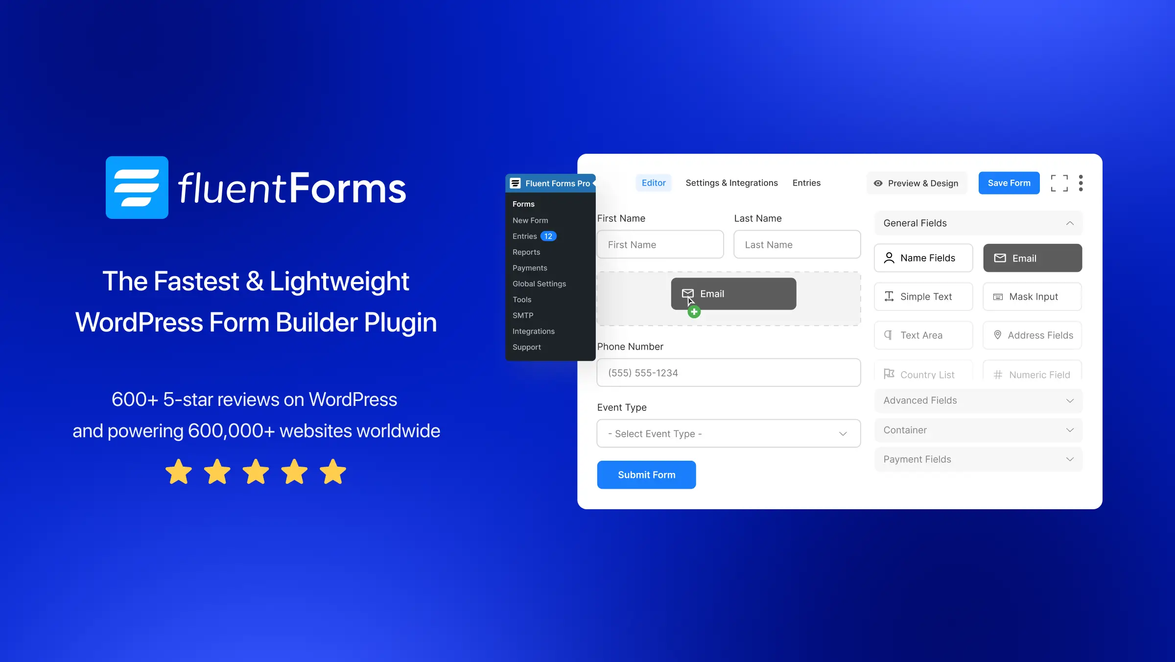 Fluent Forms Lifetime Deal | The Fastest Form Plugin for WordPress - LTDHUB