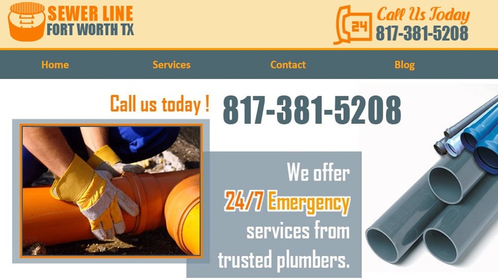 Sewer Line Fort Worth TX