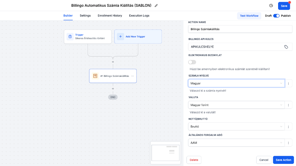 GoHighLevel marketplace - GHL integration - Billingo IntegrÃ¡ciÃ³
