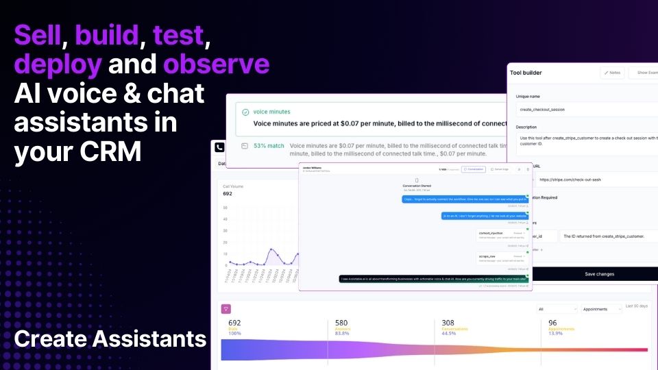 GoHighLevel marketplace - GHL integration - Create Assistants Hybrid-Agents
