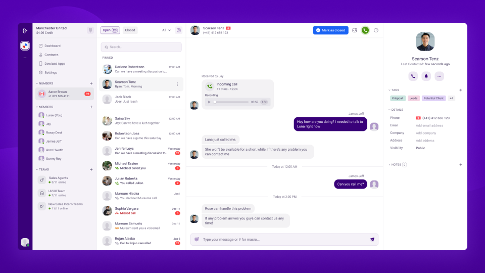 GoHighLevel marketplace - GHL integration - KrispCall