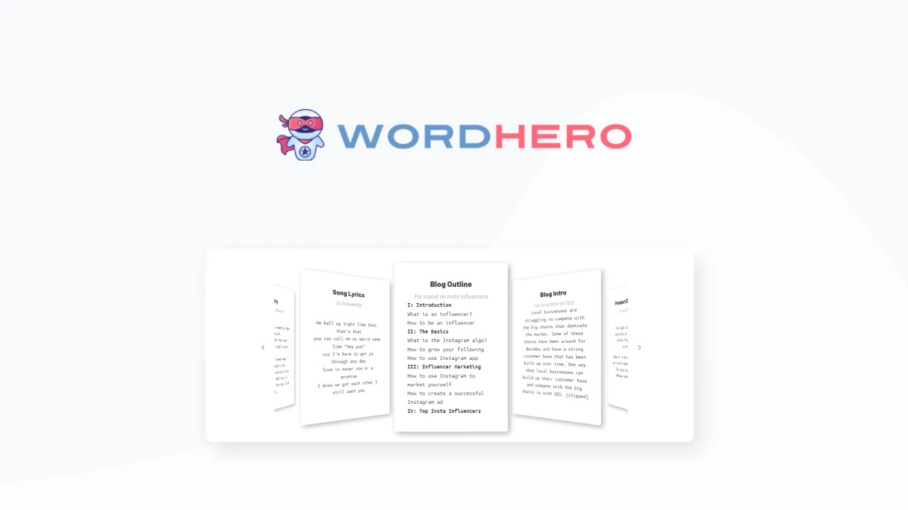 WordHero Lifetime Deal