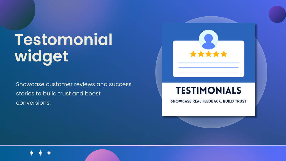 GoHighLevel marketplace - GHL integration - Testimonial Widget
