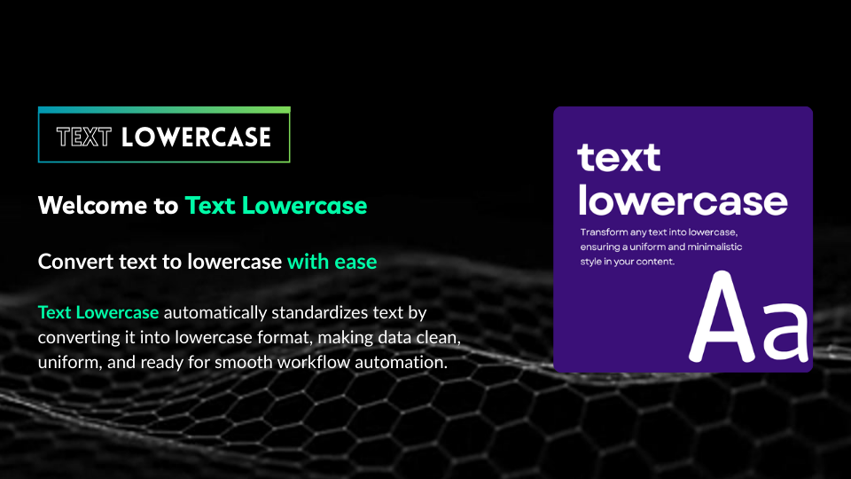 GoHighLevel marketplace - GHL integration - Text Lowercase