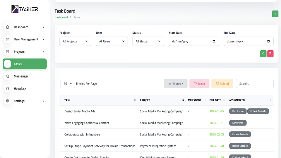 GoHighLevel marketplace - GHL integration - Tasker