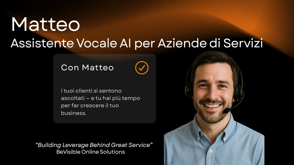 GoHighLevel marketplace - GHL integration - Matteo - Assistente Vocale AI per Servizi
