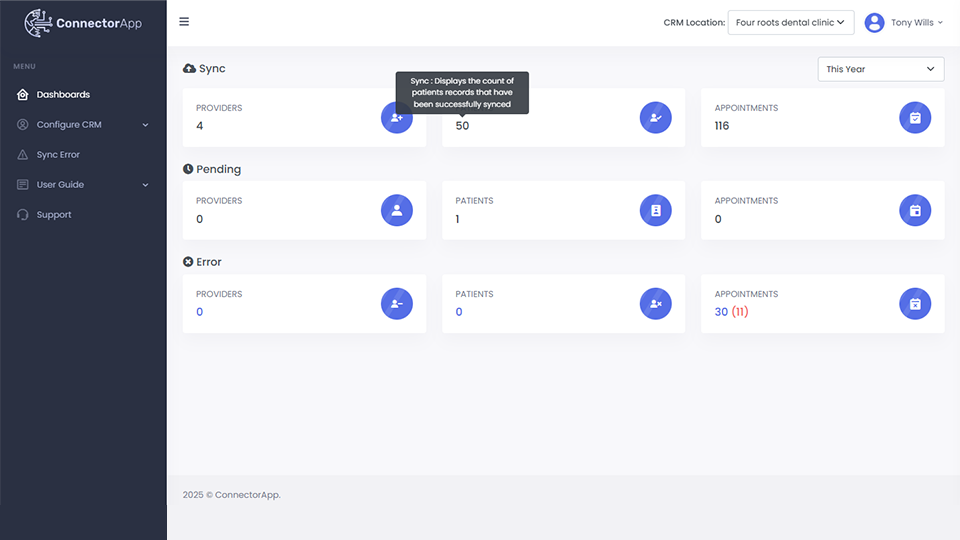 GoHighLevel marketplace - GHL integration - Dentrix Connector