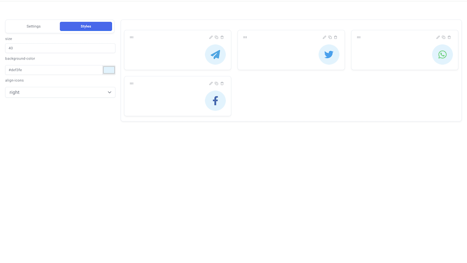 GoHighLevel marketplace - GHL integration - Social Share Buttons for funnels