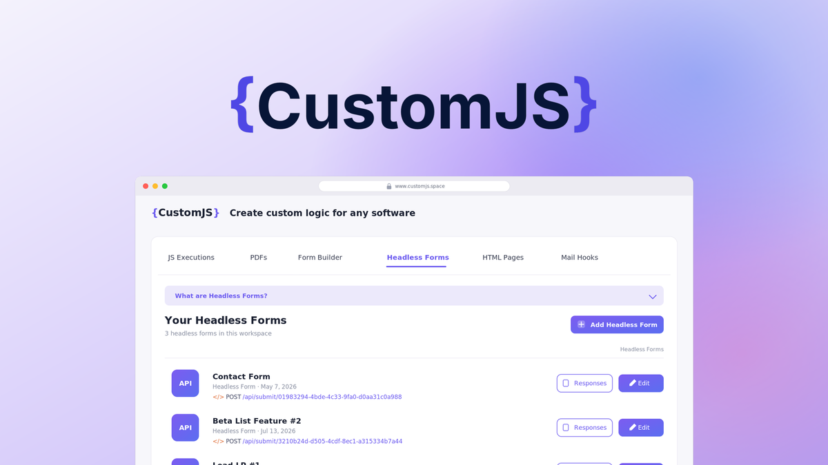 CustomJS Lifetime Deal