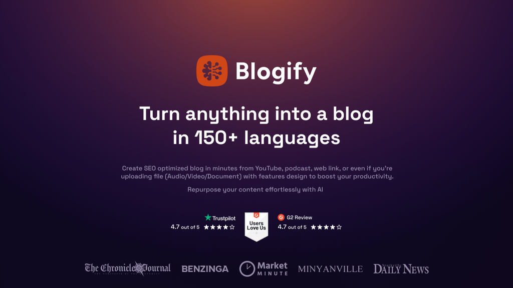 Blogify Lifetime Deal