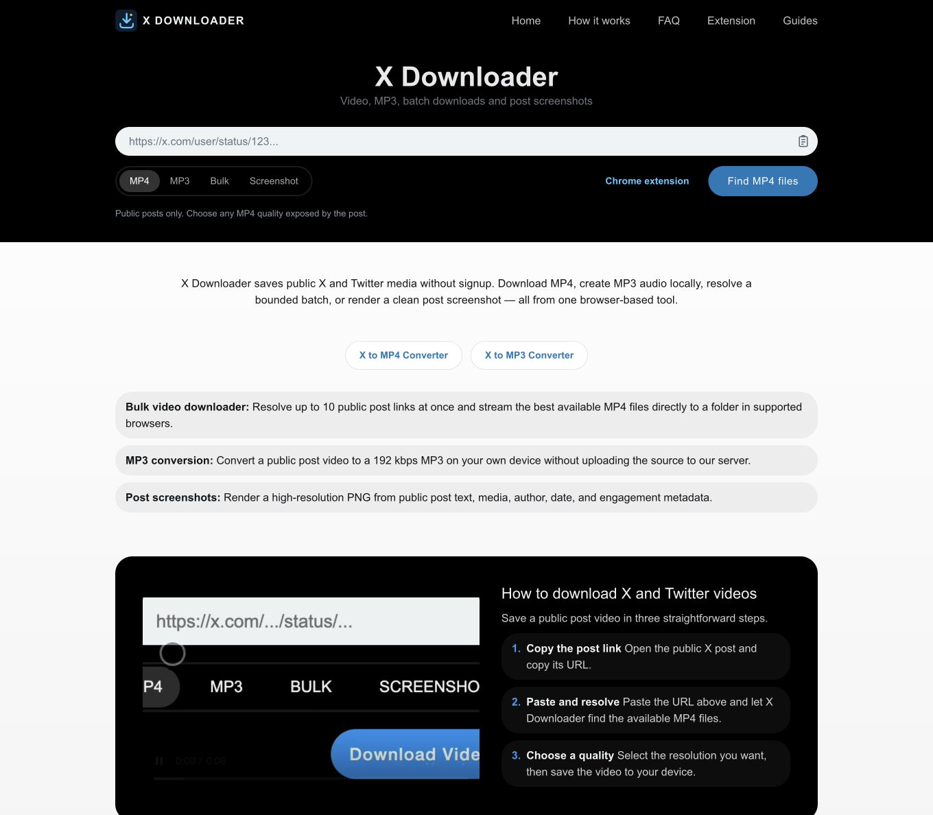 X Downloader