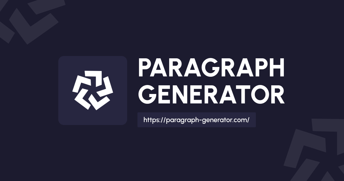 Paragraph Generator