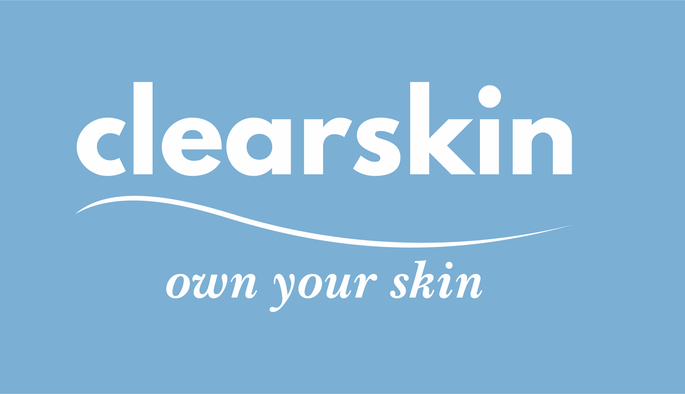 Logo: Clearskin - Own your skin