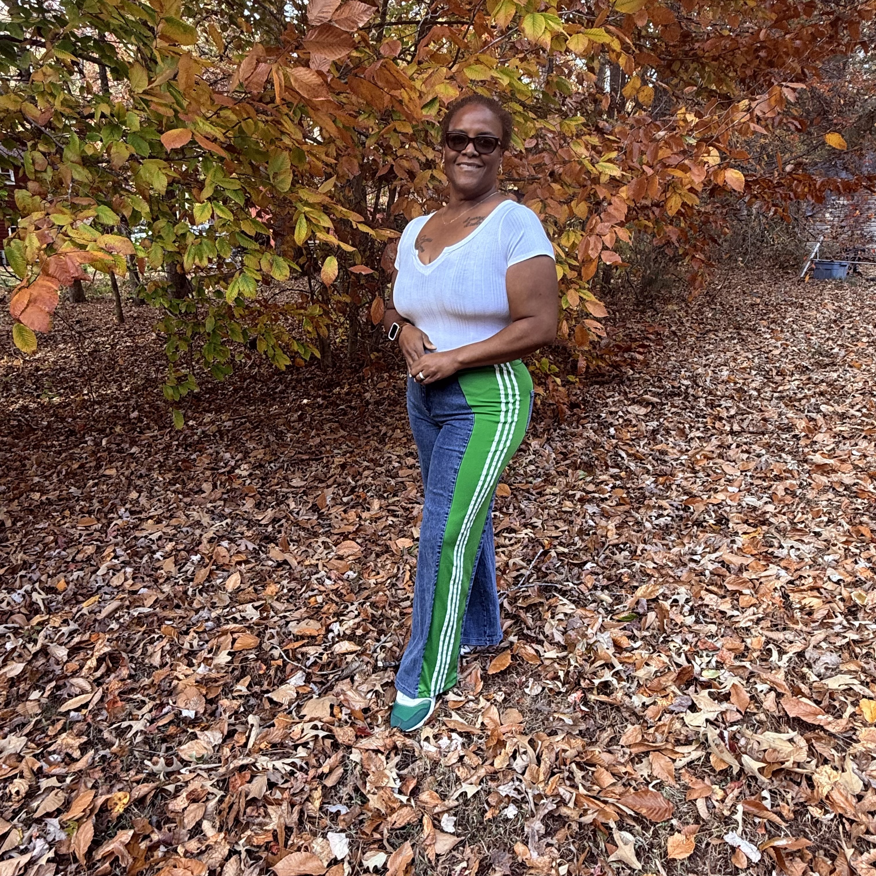 Autumn portrait of author Ilisha Hayfron‑Benjamin, representing her personal author brand.