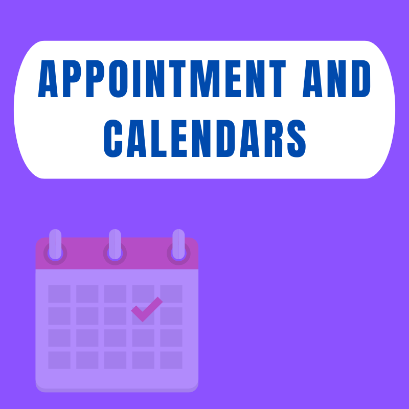 Appointments and calendars for CRM