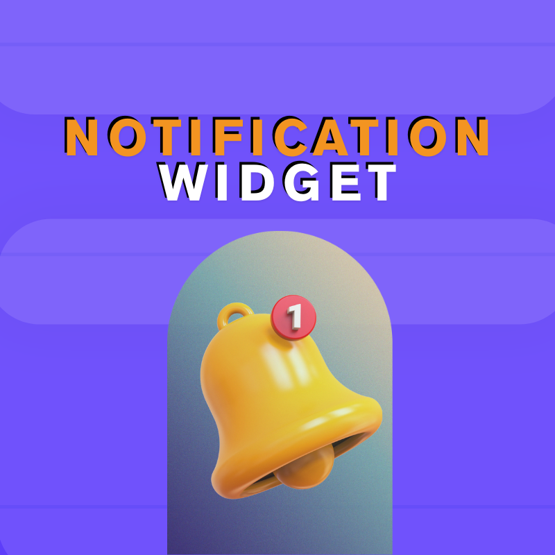 GoHighLevel marketplace - GHL integration - Notification Widget