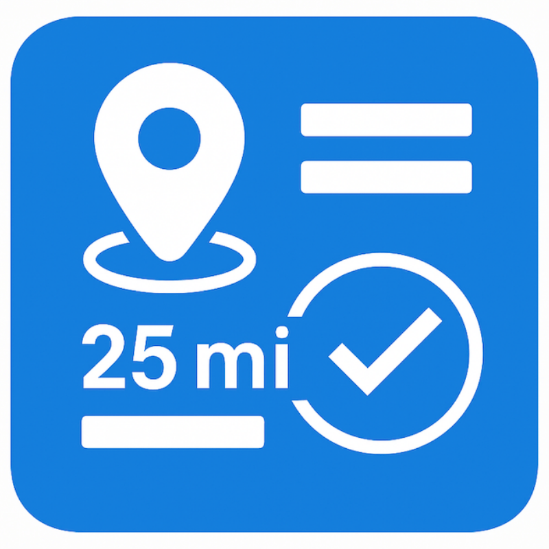 Service Area Checker