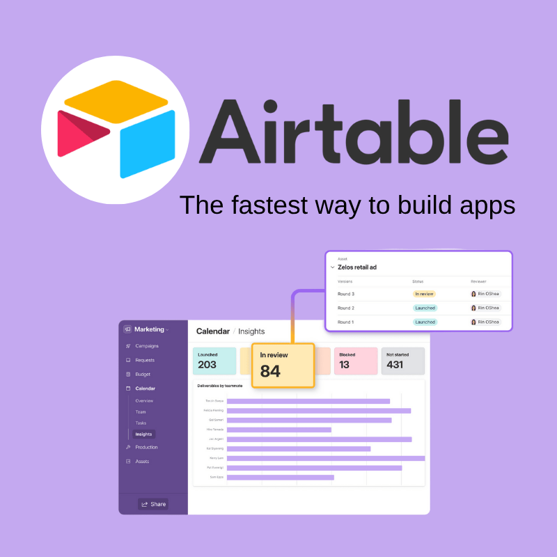 Airtable for workflows