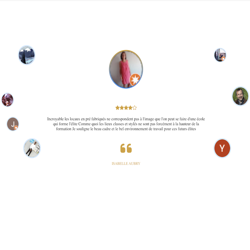 GoHighLevel marketplace - GHL integration - Testimonial template 1 for funnels