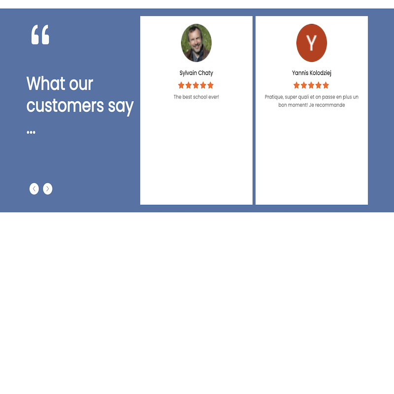 GoHighLevel marketplace - GHL integration - Testimonial template 4 for funnels