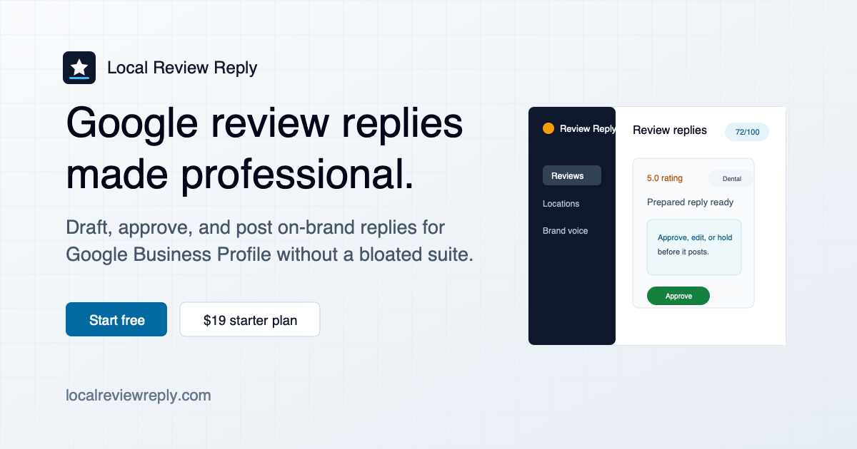 Local Review Reply