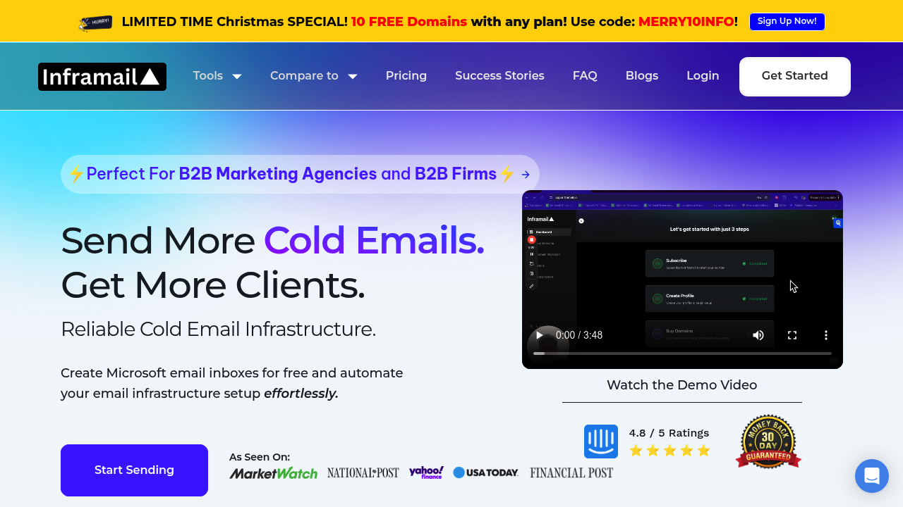 Inframail - World's First Email Infrastructure Setup Platform