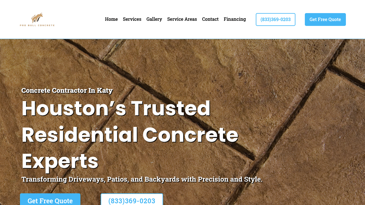Pro Bull Concrete professional concrete services