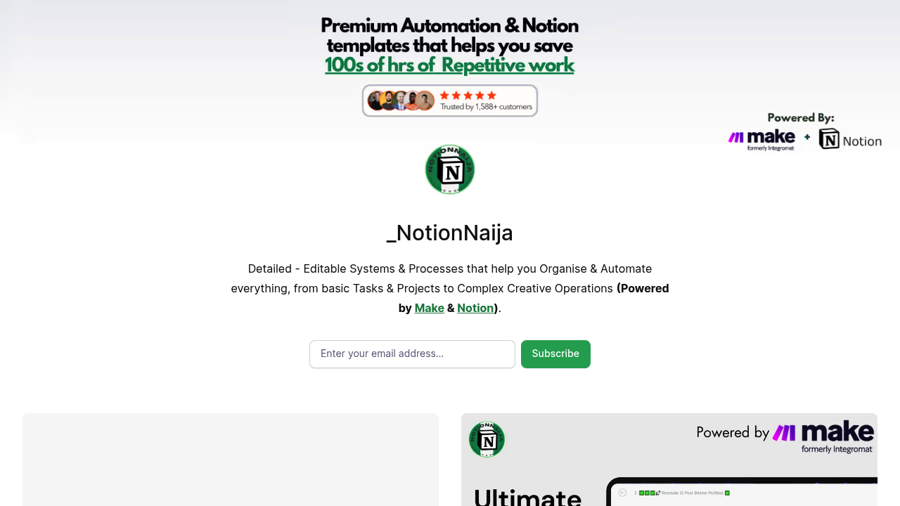 NotionNaija - Notion Templates