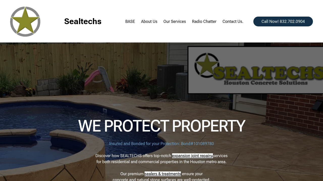 SealTechs professional concrete services