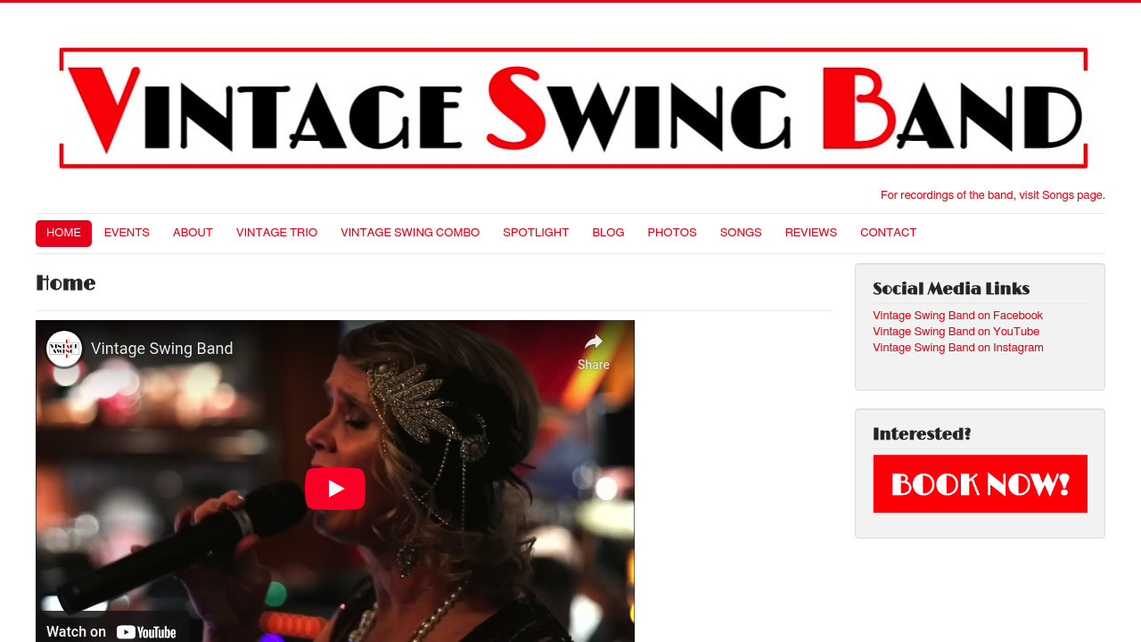 Vintage Swing Band