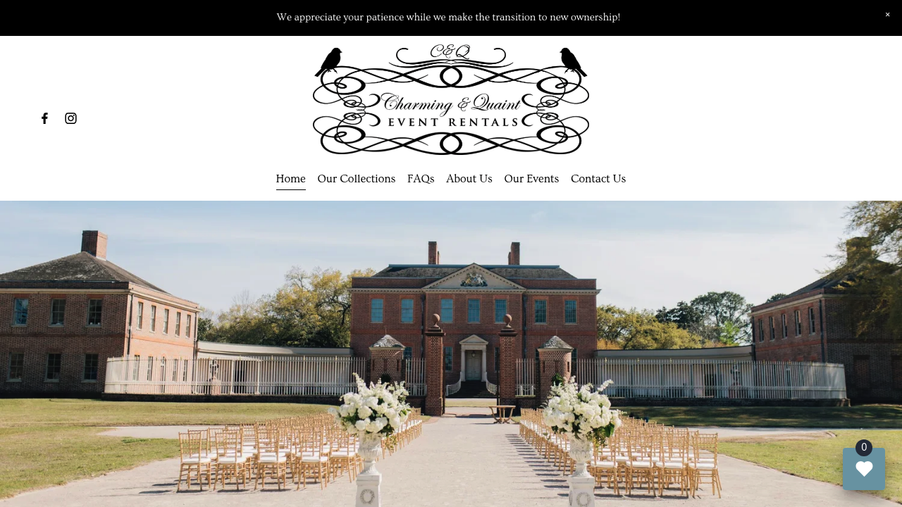 Charming & Quaint Vintage Event Rentals