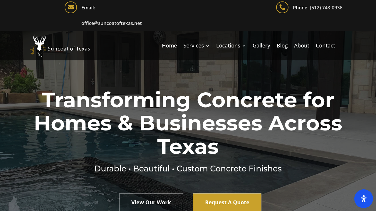 Suncoat of Texas professional concrete services