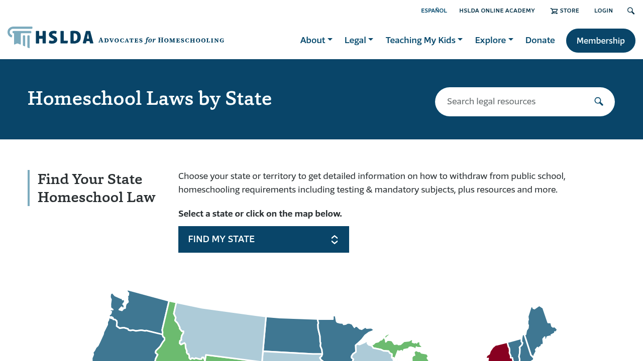 Homeschool Laws By State
