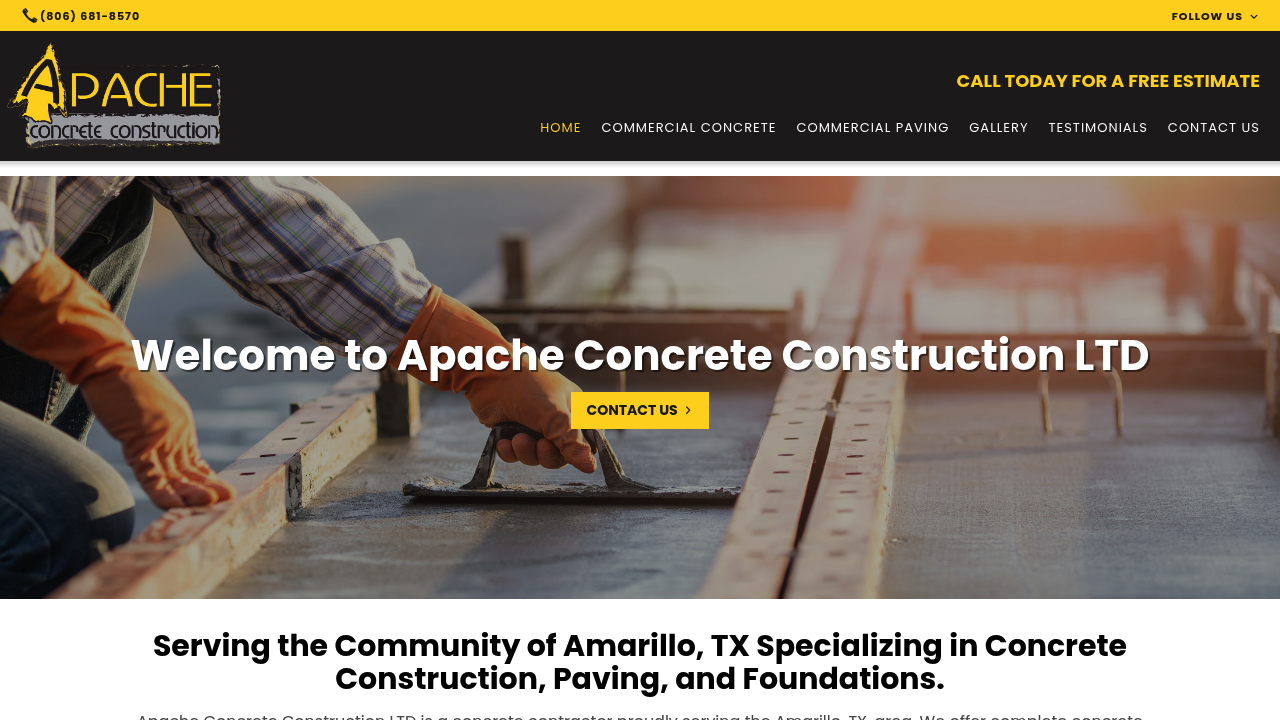 Apache Concrete Construction