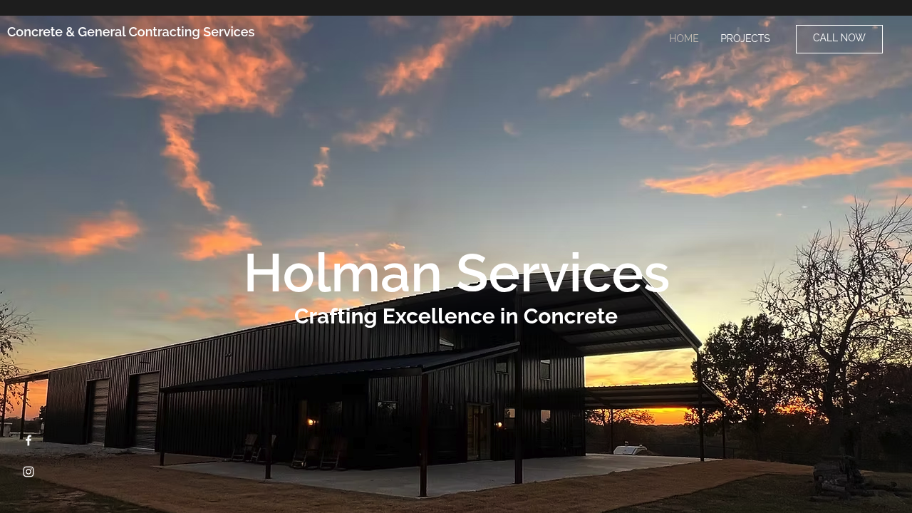 Holman Services professional concrete services